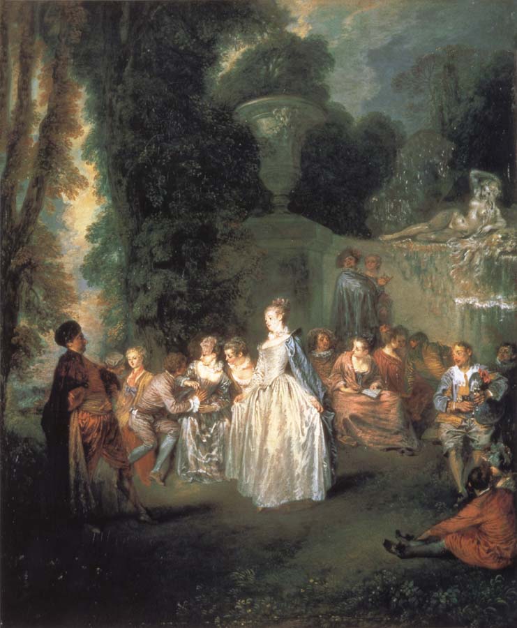 Jean-Antoine Watteau Wenetian festivitles